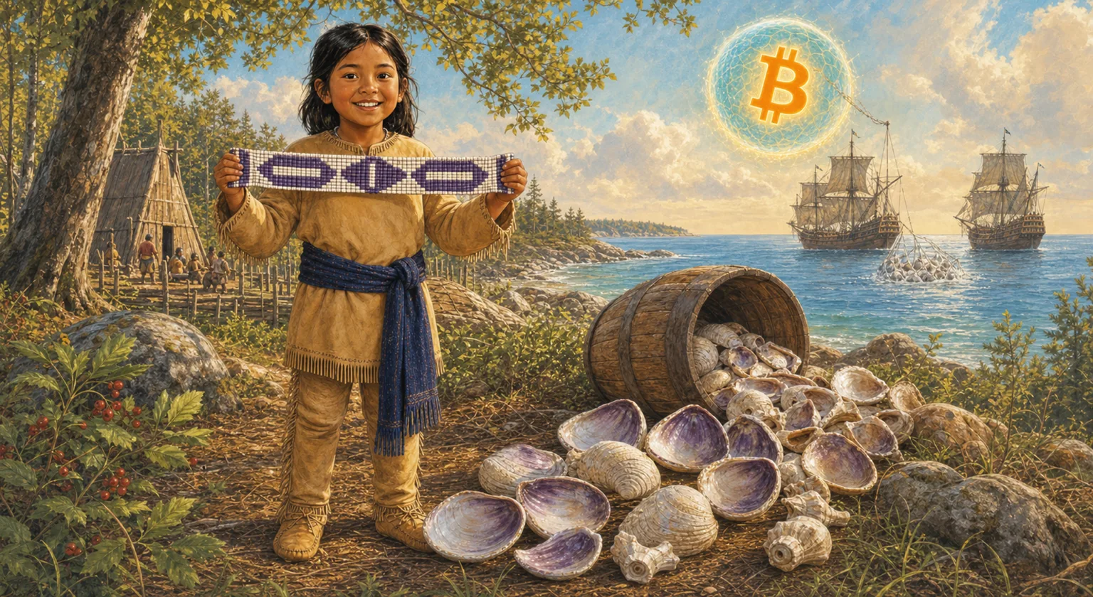 Cover illustration of “The Wampum Shells”