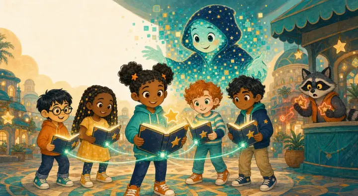 Cover illustration of “The Star-Sticker Secret”